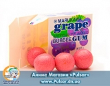 Жевательная резинка Marukawa BUBBLE GUM GRAPE FLAVOR со вкусом винограда 5,4 гр., (6 шариковпо 1,35 гр.)