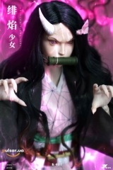 Шарнирная кукла &laquo;1/6 Scale Crimson flame Girl Nezuko Cosplay Version-Demon Slayer-JKtoys Studio&raquo;