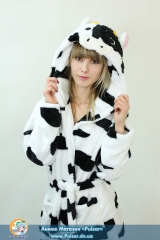 Халат - кигуруми "Funny Cow"