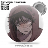 Значок Ангел кровопролития (Satsuriku no Tenshi / Angel of Massacre) tape 02