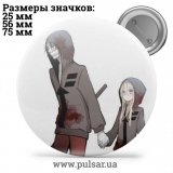 Значок Ангел кровопролития (Satsuriku no Tenshi / Angel of Massacre) tape 08