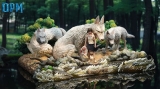 Princess Mononoke Оригинальная аниме фигурка &laquo;OPM Studio - Princess Mononoke Desktop Small Scene Series #7 San&raquo;