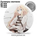 Значок Ангел кровопролития (Satsuriku no Tenshi / Angel of Massacre) tape 22