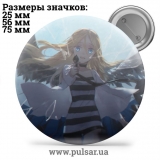 Значок Ангел кровопролития (Satsuriku no Tenshi / Angel of Massacre) tape 23