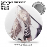 Значок Ангел кровопролития (Satsuriku no Tenshi / Angel of Massacre) tape 27