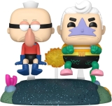 Виниловая фигурка &laquo;Funko POP Rides Deluxe: Spongebob Squarepants - Mermaid Man & Barnacle Boy with Invisible Car&raquo;