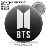 Значок BTS logo (БТС логотип) tape 14