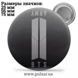 Значок BTS logo (БТС логотип) tape 18