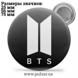 Значок BTS logo (БТС логотип) tape 19