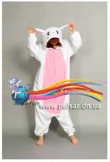 Кигуруми (Пижама в стиле аниме) "White Anime Rabbit"