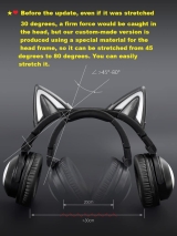 Оригинальные наушники, имитирующие кошачьи ушки, от фирмы  &laquo;Axent Wear New Edition Wireless Cat Ear Headphones&raquo;