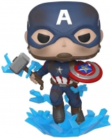 Виниловая фигурка Funko Pop! Marvel: Avengers Endgame - Captain America with Broken Shield & Mjoinir