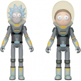 Оригінальна sci-fi фігурка Funko Action Figure Bundle of 2: Rick & Morty - Space Suit Rick and Space Suit Morty