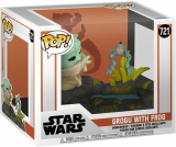 Виниловая фигурка &laquo;Funko Pop! Deluxe: The Mandalorian - Grogu with Frog​&raquo;