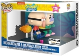 Виниловая фигурка &laquo;Funko POP Rides Deluxe: Spongebob Squarepants - Mermaid Man & Barnacle Boy with Invisible Car&raquo;