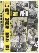 Официальный CD «STRAY KIDS I am Who (I am Version) 2nd Mini Album CD+Photobook+3 QR Photocards+Lyrics Poster+(Extra 4 Photocards and 1 Double-Sided Photocard Set)»