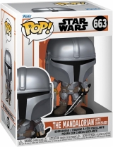 Виниловая фигурка «Funko Pop! Star Wars: The Mandalorian - The Mandalorian with Darksaber»