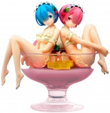 Аніме фігурка Ichiban Kuji Re:Zero kara Hajimeru Isekai Seikatsu - Amaai Haru ga kita! Dore kara taberu? -: Rem & Ram -Pudding &agrave; la Mode- Ver. (Рекаст)