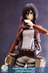 Оригинальная аниме фигурка BANPRESTO [ Prize Awards Mikasa Ackerman figure DMG ver.]