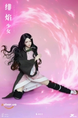 Шарнирная кукла &laquo;1/6 Scale Crimson flame Girl Nezuko Cosplay Version-Demon Slayer-JKtoys Studio&raquo;
