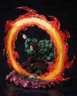 Оригинальная аниме фигурка &laquo;Demon Slayer: Kimetsu no Yaiba Mugen Train Arc Tanjiro Kamado Hinokami Kagura Hekira no Ten 1/8 Complete Figure (ANIPLEX+ Exclusive)&raquo;