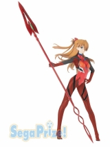 Оригинальная аниме фигурка «Evangelion Shin Gekijouban - LPM Figure Souryuu Asuka Langley × Spear of Cassius»