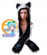 Зверошапка (SpiritHood) модель Grey White Wolf