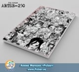 Скетчбук ( sketchbook) на пружине 80 листов Ahegao