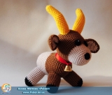 М`яка іграшка "Amigurumi" "Last Exile - Alvis Hamilton Goat"