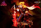 Оригинальная аниме фигурка &laquo;Rengoku Kyoujurou-Demon Slayer-Chord Studio&raquo;