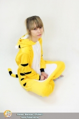 Кигуруми (Пижама в стиле аниме) "Yellow Tiger"