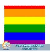 Салфетка микрофибровая ЛГБТ (LGBT)  для очков и телефонов, вариант 1