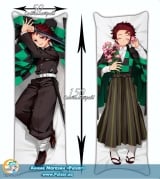 Дакимакура (подушка для обіймів) 150 см Demon Slayer Kimetsu no Yaiba - Tanjiro Kamado tape 1