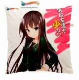 Подушка в Аніме стилі 45 см Boku wa Tomodachi ga Sukunai модель "Sena and Yozora"