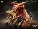 Оригинальная аниме фигурка &laquo;Colossal Titan and Armored Titan with LED-Attack on Titan-Jiang Xing Studio&raquo;