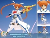 Оригинальная аниме фигурка Figma № 005 Nanoha Takamachi Barrier Jacket Ver.