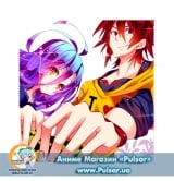 Салфетка микрофибровая No Game No Life / Без игры нет жизни для очков и телефонов, вариант 1