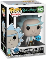 Виниловая фигурка Funko Pop! Animation: Rick and Morty - Rick with Crystal Skull
