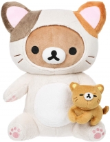 Оригінальна м'яка іграшка &laquo;Rilakkuma San-X Rilakkuma Cat Playing With Kitty Plush&raquo;