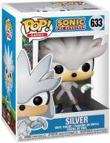 Виниловая фигурка «Funko Pop! Games: Sonic 30th Anniversary - Silver The Hedgehog Vinyl Figure»