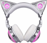 Оригінальні навушники, імітують котячі вушка, від фірми Axent Wear Wireless Limited Edition Pink POWER