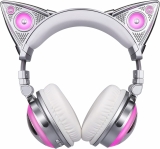 Оригинальные наушники, имитирующие кошачьи ушки, от фирмы Axent Wear Wireless Limited Edition Pink POWER