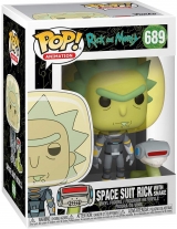 Вінілова фігурка Funko Pop! Animation: Rick and Morty - Space Suit Rick with Snake