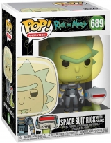 Виниловая фигурка Funko Pop! Animation: Rick and Morty - Space Suit Rick with Snake