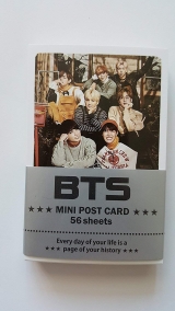 Официальные фотокарточки BTS BANGTAN BOYS - MINI POSTCARD PHOTOCARD SET 56pcs