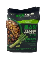 Корейская лапша &laquo;Pulmuone Korean Jjajang Ramen Noodles - Savory and Sweet Korean style ramen with roasted black bean sauce&raquo;