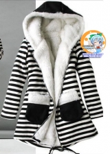 тепле подовжене худі " East Black White Cloud"K-Pop Style
