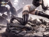Оригинальная аниме фигурка &laquo;1/6 and 1/4 Scale NieR 2B Apocalyptic Warrior Maiden-NieR:Automata-Star Origin Studio&raquo;