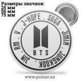 Значок BTS logo (БТС логотип) tape 29