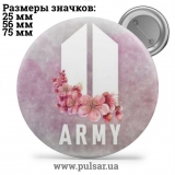 Значок BTS logo (БТС логотип) tape 30